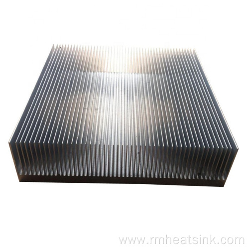 custom extrusion aluminum black large heatsink